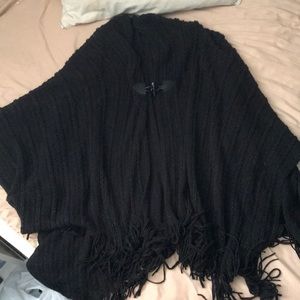 Black poncho